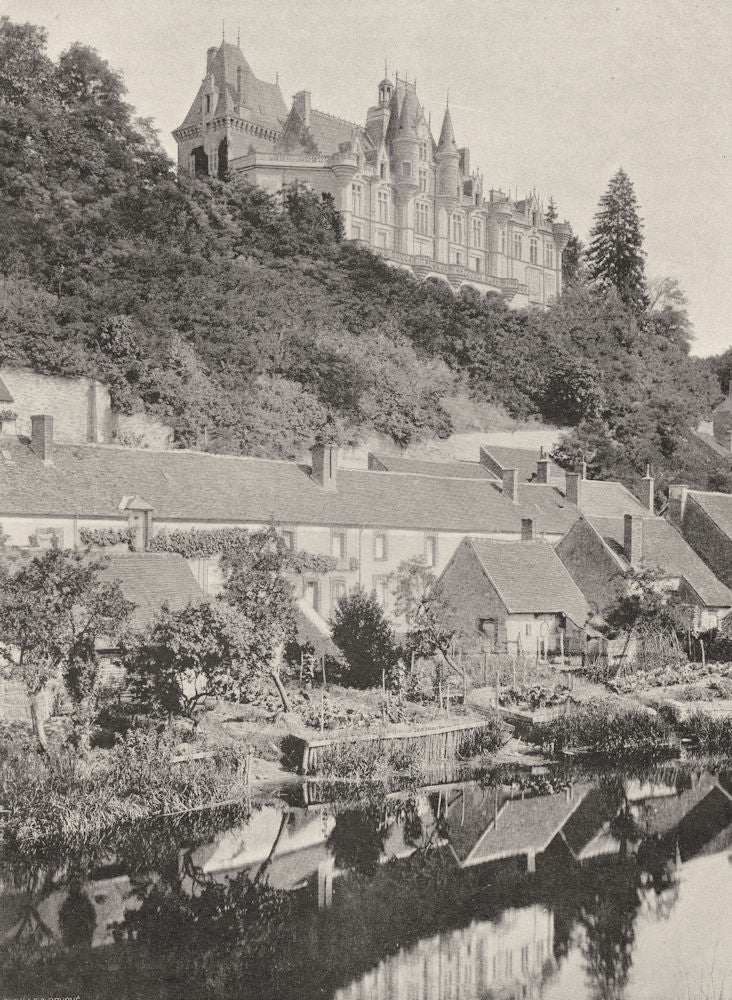 EURE-ET-LOIR. Montigny-le-Gannelon 1903 old antique vintage print picture